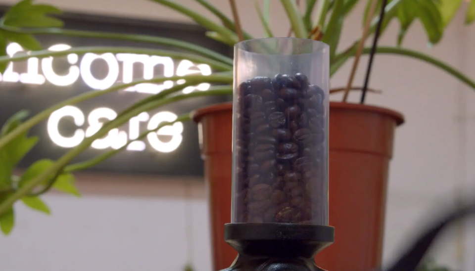 Video of the café in The Hague